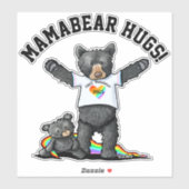KiniArt Mamabeer Hugs Sticker (Vel)
