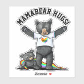 KiniArt Mamabeer Hugs Sticker (Vel)