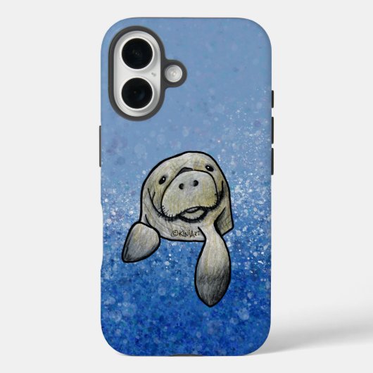 KiniArt Manatee Case-Mate iPhone Case (Achterkant)