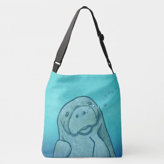 KiniArt Manatee Crossbody Tas (Achterkant)