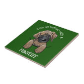 KiniArt Mastiff Puppy Tegeltje (Zijkant)