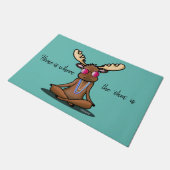 KiniArt Meditation Moose Deurmat (Schuin)