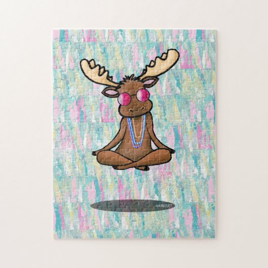 KiniArt Mediterende Eland Legpuzzel (Verticaal)
