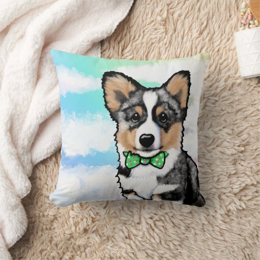KiniArt Merle Corgi Kussen (Deken)