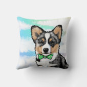 KiniArt Merle Corgi Kussen (Achterkant)
