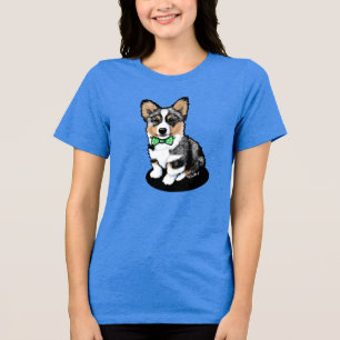 KiniArt Merle Corgi Puppy T-Shirt