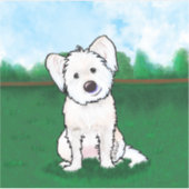 KiniArt Mia Portrait Sticker (Voorkant)