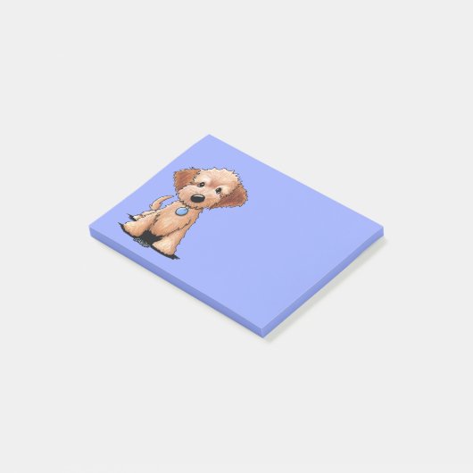 KiniArt Mini Goldendole Post-it® Notes (Schuin)