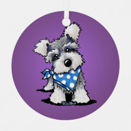 KiniArt Mini Schnauzer Metalen Ornament