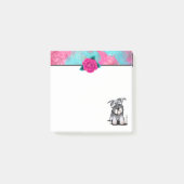 KiniArt Mini Schnauzer Post-it® Notes (Voorkant)