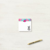 KiniArt Mini Schnauzer Post-it® Notes (Op bureau)