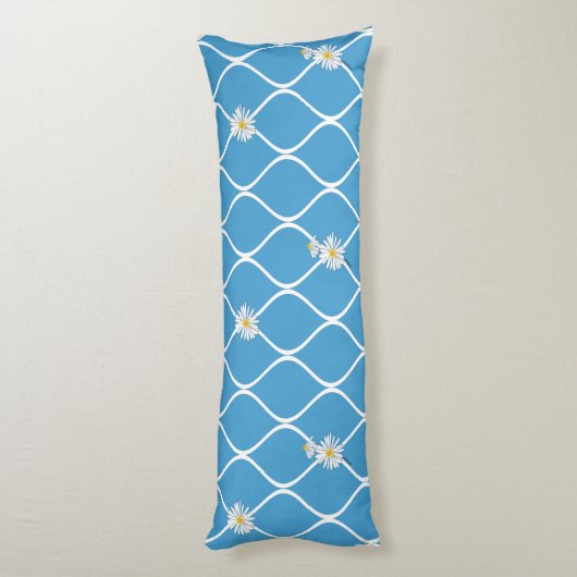 KiniArt Mod Daisies Lichaamskussen (Achterkant (Verticaal))