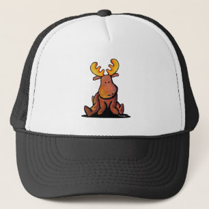 KiniArt Moose Trucker Hat Pet
