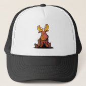 KiniArt Moose Trucker Hat Trucker Pet (Voorkant)