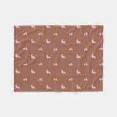 KiniArt Mud Bath Pigs Fleece Blanket (Voorkant (Horizontaal))