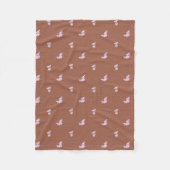 KiniArt Mud Bath Pigs Fleece Blanket Deken (Voorkant)