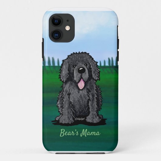 KiniArt Newfoundland Dog Case-Mate iPhone Case (Achterkant)