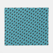 KiniArt Ninja Fleece Deken (Voorkant (Horizontaal))