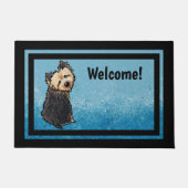 KiniArt Norwich Terrier Doormat Deurmat (Voorkant)