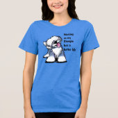 KiniArt Old English Sheepdog T-Shirt (Voorkant)