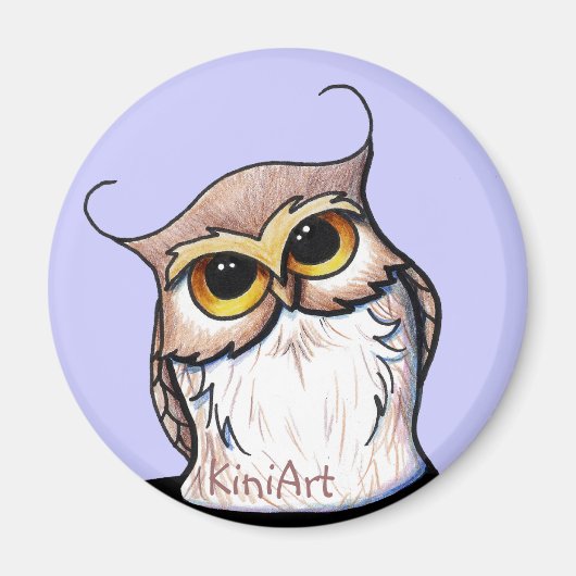 KiniArt OWL Magneet (Voorkant)