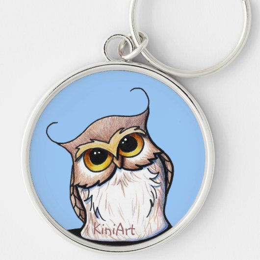 KiniArt OWL Sleutelhanger (Voorkant)