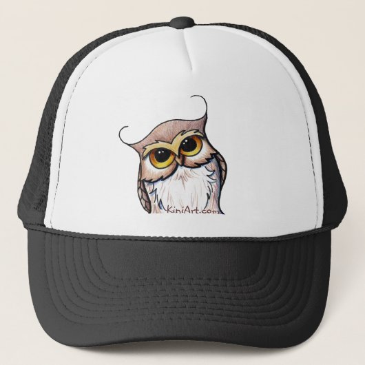 KiniArt OWL Trucker Pet (Voorkant)