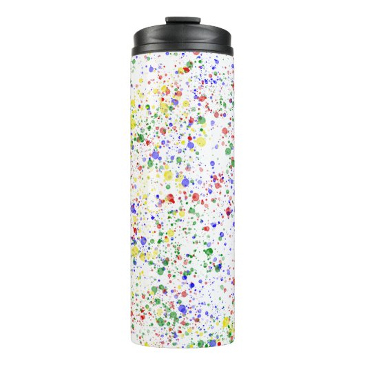 KiniArt Paint Spetters Thermosbeker (Voorkant)