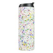 KiniArt Paint Spetters Thermosbeker (Gedraaid links)