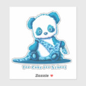 KiniArt Panda Cub Sticker (Vel)