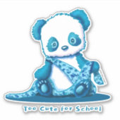 KiniArt Panda Cub Sticker (Voorkant)
