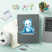 KiniArt Panda Cub Sticker (iPad Cover)