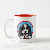KiniArt Parti Cocker Spaniel Mok (Links)