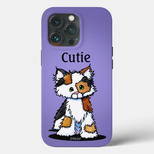 KiniArt Patches Calico KittenCase-Mate iPhone Hoes (Achterkant)