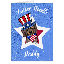 KiniArt Patriottische Doodle Wenskaart