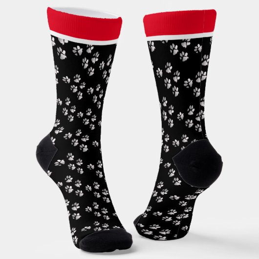 KiniArt Pawprint Socks Sokken (Gebogen)