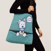 KiniArt Peek-a-boo Westie Crossbody Tas (Dichtbij)