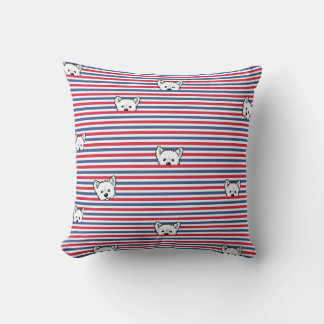KiniArt Peekaboo Westie Kussen
