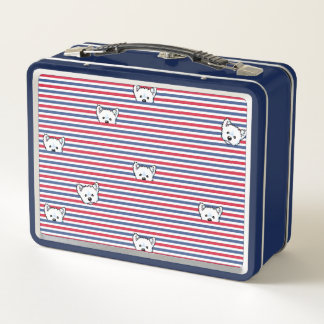 KiniArt Peekaboo Westie Lunchbox