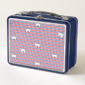 KiniArt Peekaboo Westie Lunchbox (Voorkant)