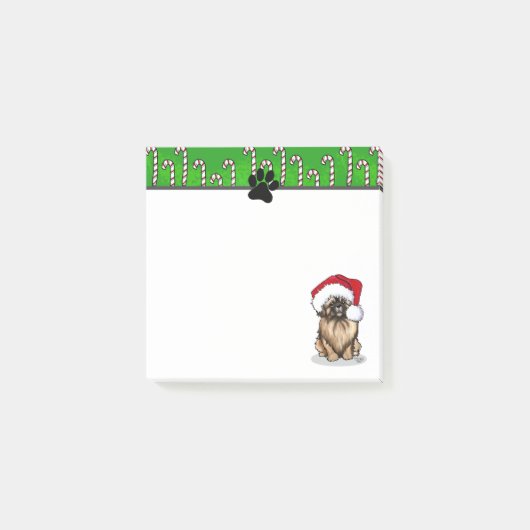 KiniArt Pekingese Kerstmis Post-it® Notes (Voorkant)