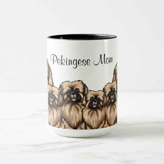 KiniArt Pekingese Mok (Midden)