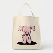 KiniArt Piglet-Canvas tas (Voorkant)