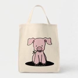 KiniArt Piglet-Canvas tas