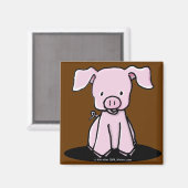 KiniArt Piglet Magnet (Voorkant / Achterkant)