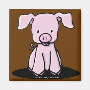 KiniArt Piglet Magnet