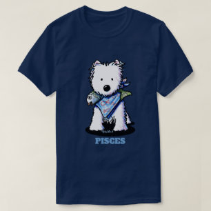 KiniArt Pisces Westie T-shirt