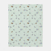 KiniArt Pit Bull Fleece Blanket (Voorkant)