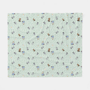 KiniArt Pit Bull Fleece Blanket Deken