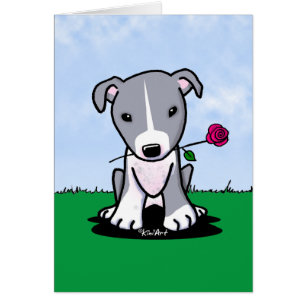 KiniArt Pit gebeurt met Pitbull Dog